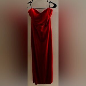 Forever 21 Strapless Red Dress